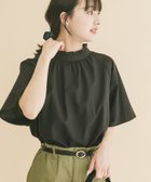 【アイテムズアーバンリサーチ/ITEMS URBAN RESEARCH】のフリルネックブラウス 大人の最旬トレンドファッション＆コーディネート founy(ファウニー) ファッション Fashion レディースファッション Fashion for Women トップス・カットソー Cut & Sew Tops シャツ・ブラウス・オフィスカジュアル Elegant Blouses & Button-Ups 2026年 2026 2026春夏・S/S Spring/Summer 2026 SS26 おすすめ Recommended / Our Picks フリル Frill, Ruffle リラックス Relax, Relaxed Fit エレガント 上品 Elegant 夏 Summer S/S・春夏 SS, Spring/Summer, Warm Season thumbnail ブラック|ID: prp329100004982371 ipo3291000000037326258