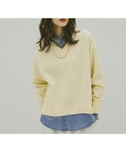 【グローバルワーク/GLOBAL WORK】のスウェットライクVネックプルオーバー/601625 ペールイエロー62|ID: prp329100004982374 ipo3291000000037326301