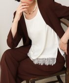 【ノーリーズ/NOLLEY'S】のサテン×スムース裾レースタンクトップ 大人の最旬トレンドファッション＆コーディネート founy(ファウニー) ファッション Fashion レディースファッション Fashion for Women インナー Innerwear カットソー Cut and Sewn Top 切替 Switching, Contrast Panel サテン Satin, Glossy Fabric タンク Tank Top, Sleeveless Top デコルテ Décolleté, Neckline 定番 Standard, Basic Item 人気 Popular, Best Seller ラウンド Round, Round Neck レース Lace, Lace Fabric アウトレット Outlet / Clearance おすすめ Recommended / Our Picks エレガント 上品 Elegant 2026年 2026 2026春夏・S/S Spring/Summer 2026 SS26 thumbnail オフホワイト|ID: prp329100004982382 ipo3291000000037326373