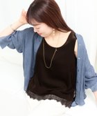 【ノーリーズ/NOLLEY'S】のサテン×スムース裾レースタンクトップ 大人の最旬トレンドファッション＆コーディネート founy(ファウニー) ファッション Fashion レディースファッション Fashion for Women インナー Innerwear カットソー Cut and Sewn Top 切替 Switching, Contrast Panel サテン Satin, Glossy Fabric タンク Tank Top, Sleeveless Top デコルテ Décolleté, Neckline 定番 Standard, Basic Item 人気 Popular, Best Seller ラウンド Round, Round Neck レース Lace, Lace Fabric アウトレット Outlet / Clearance おすすめ Recommended / Our Picks エレガント 上品 Elegant 2026年 2026 2026春夏・S/S Spring/Summer 2026 SS26 thumbnail ブラウン|ID: prp329100004982382 ipo3291000000037326374
