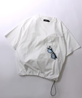 【シトリー/SITRY】のSITRY シトリー 別注 Tシャツ メンズ 吸水速乾 UVカット ストレッチ オーバーサイズ ドローコード 半袖 ユニセックス レディース ティーシャツ 大人の最旬トレンドファッション＆コーディネート founy(ファウニー) ファッション Fashion レディースファッション Fashion for Women トップス・カットソー Cut & Sew Tops シャツ・ブラウス・オフィスカジュアル Elegant Blouses & Button-Ups ロングTシャツ・Tシャツ Longline T-Shirts & Tees カーゴパンツ Cargo Pants, Utility Pants キャップ Cap, Baseball Cap グラス Glass, Eyewear 吸水 Absorbent, Quick-Dry ショート Short, Short Length ストレッチ Stretch, Stretchy Fabric スポーツ Sports, Activewear デニム Denim, Jeans Material ドローコード Drawcord, Drawstring Cord 人気 Popular, Best Seller ビッグ Big, Oversized ファブリック Fabric, Textile ポケット Pocket, Pocket Detail 別注 Limited Edition, Custom Order 半袖 Short Sleeve, Half Sleeve メンズ Men's, Menswear 無地 Plain, Solid Color ワイド Wide, Wide Fit 再入荷 Restock / Back in Stock プチプライス・低価格 Affordable / Budget Price おすすめ Recommended / Our Picks 夏 Summer |ID:prp329100004982387