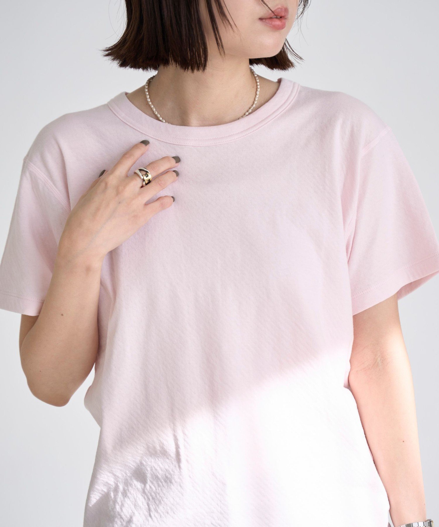 【コーエン/COEN】の【Feel Soft / フィールソフト】接結 半袖Tシャツ(Youtube紹介アイテム) インテリア・キッズ・メンズ・レディースファッション・服の通販 founy(ファウニー) 　ファッション　Fashion　レディースファッション　Fashion for Women　トップス・カットソー　Cut & Sew Tops　シャツ・ブラウス・オフィスカジュアル　Elegant Blouses & Button-Ups　ロングTシャツ・Tシャツ　Longline T-Shirts & Tees　カットソー　Cut and Sewn Top　コンパクト　Compact, Small Size　シンプル　Simple, Minimal　スウェット / スエット　Sweatshirt, Sweatwear　スリーブ　Sleeve, Long Sleeve / Short Sleeve　トレンド　Trend, Trending Now　トレーナー　Sweatshirt, Trainer　ビスチェ　Bustier, Corset Top　プリント　Print, Printed Pattern　ベーシック　Basic, Essential　ボトム　Bottoms, Lower Wear　半袖　Short Sleeve, Half Sleeve　リラックス　Relax, Relaxed Fit　ロング　Long, Long-Length　2026年　2026　2026春夏・S/S　Spring/Summer 2026 SS26　LT.PINK|ID: prp329100004982390 ipo3291000000037326419
