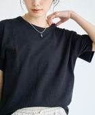 【コーエン/COEN】の【Feel Soft / フィールソフト】接結 半袖Tシャツ(Youtube紹介アイテム) 大人の最旬トレンドファッション＆コーディネート founy(ファウニー) ファッション Fashion レディースファッション Fashion for Women トップス・カットソー Cut & Sew Tops シャツ・ブラウス・オフィスカジュアル Elegant Blouses & Button-Ups ロングTシャツ・Tシャツ Longline T-Shirts & Tees カットソー Cut and Sewn Top コンパクト Compact, Small Size シンプル Simple, Minimal スウェット / スエット Sweatshirt, Sweatwear スリーブ Sleeve, Long Sleeve / Short Sleeve トレンド Trend, Trending Now トレーナー Sweatshirt, Trainer ビスチェ Bustier, Corset Top プリント Print, Printed Pattern ベーシック Basic, Essential ボトム Bottoms, Lower Wear 半袖 Short Sleeve, Half Sleeve リラックス Relax, Relaxed Fit ロング Long, Long-Length 2026年 2026 2026春夏・S/S Spring/Summer 2026 SS26 thumbnail BLACK|ID: prp329100004982390 ipo3291000000037326421