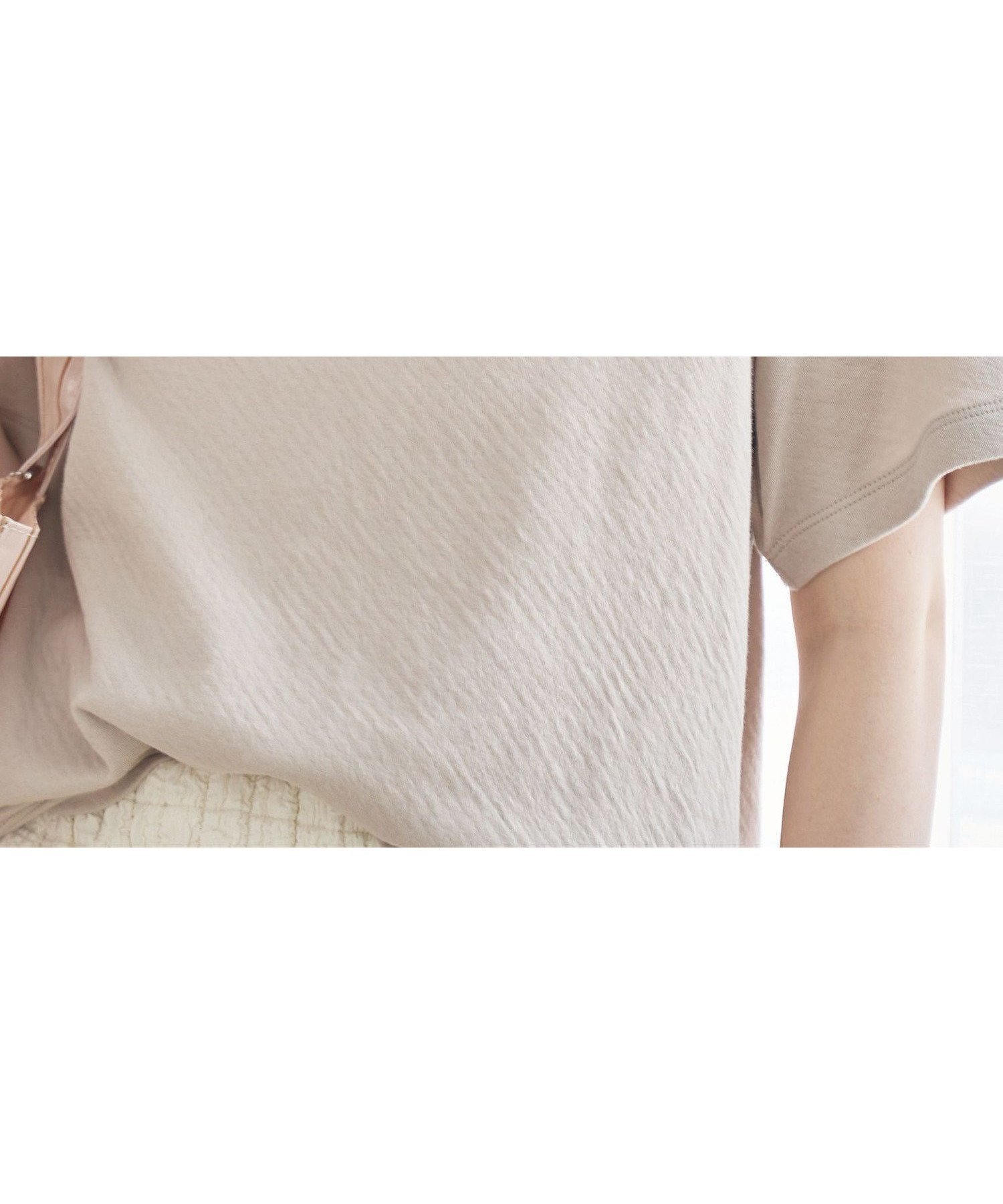 【コーエン/COEN】の【Feel Soft / フィールソフト】接結 半袖Tシャツ(Youtube紹介アイテム) インテリア・キッズ・メンズ・レディースファッション・服の通販 founy(ファウニー) 　ファッション　Fashion　レディースファッション　Fashion for Women　トップス・カットソー　Cut & Sew Tops　シャツ・ブラウス・オフィスカジュアル　Elegant Blouses & Button-Ups　ロングTシャツ・Tシャツ　Longline T-Shirts & Tees　カットソー　Cut and Sewn Top　コンパクト　Compact, Small Size　シンプル　Simple, Minimal　スウェット / スエット　Sweatshirt, Sweatwear　スリーブ　Sleeve, Long Sleeve / Short Sleeve　トレンド　Trend, Trending Now　トレーナー　Sweatshirt, Trainer　ビスチェ　Bustier, Corset Top　プリント　Print, Printed Pattern　ベーシック　Basic, Essential　ボトム　Bottoms, Lower Wear　半袖　Short Sleeve, Half Sleeve　リラックス　Relax, Relaxed Fit　ロング　Long, Long-Length　2026年　2026　2026春夏・S/S　Spring/Summer 2026 SS26　BEIGE|ID: prp329100004982390 ipo3291000000037326423