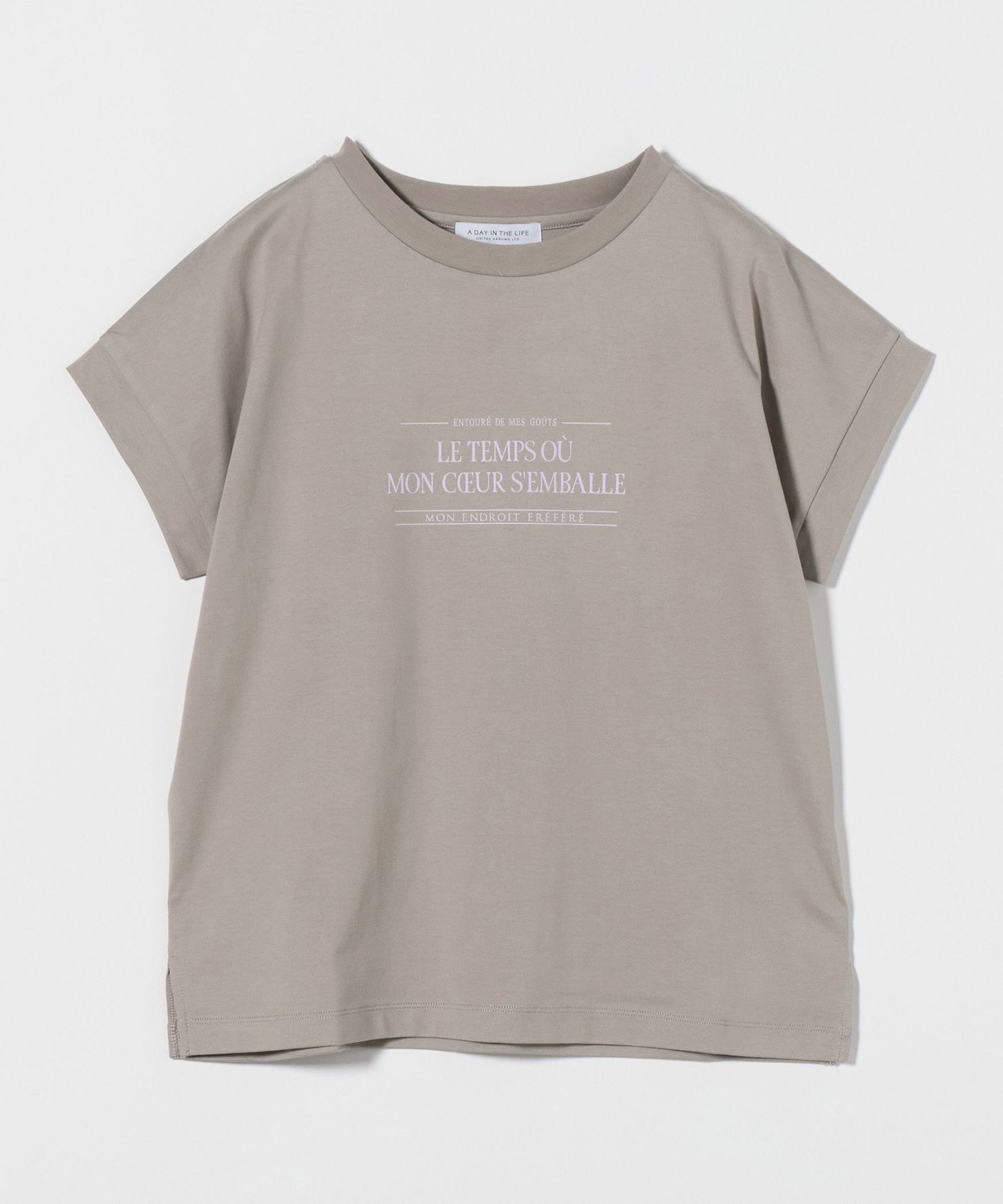 【ユナイテッドアローズ/UNITED ARROWS】のプリント イージーTシャツ A DAY IN THE LIFE インテリア・キッズ・メンズ・レディースファッション・服の通販 founy(ファウニー) 　ファッション　Fashion　レディースファッション　Fashion for Women　トップス・カットソー　Cut & Sew Tops　シャツ・ブラウス・オフィスカジュアル　Elegant Blouses & Button-Ups　ロングTシャツ・Tシャツ　Longline T-Shirts & Tees　インナー　Innerwear　ジャケット　Jacket, Outerwear　ティアードスカート　Tiered Skirt, Flounced Skirt　定番　Standard, Basic Item　フロント　Front, Front Design　プリント　Print, Printed Pattern　リラックス　Relax, Relaxed Fit　ワイド　Wide, Wide Fit　アウトレット　Outlet / Clearance　おすすめ　Recommended / Our Picks　エレガント 上品　Elegant　MOCA|ID: prp329100004982391 ipo3291000000037326428