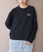 【コーエン/COEN】の【新色登場】COEN(コーエン)ロゴ刺繍 C/N裏毛スウェット 大人の最旬トレンドファッション＆コーディネート founy(ファウニー) ファッション Fashion レディースファッション Fashion for Women トップス・カットソー Cut & Sew Tops レディースパーカー・カジュアルフーディー Casual Hoodies & Sweatshirts スウェット・クルーネックトップス Sweatshirts & Crewnecks / Relaxed Fit Sweat Tops イエロー Yellow コンパクト Compact, Small Size ショート Short, Short Length スウェット / スエット Sweatshirt, Sweatwear セットアップ Set-Up, Coordinated Outfit デニム Denim, Jeans Material ボトム Bottoms, Lower Wear ミックス Mix, Mixed Style thumbnail BLACK|ID: prp329100004982392 ipo3291000000037326434