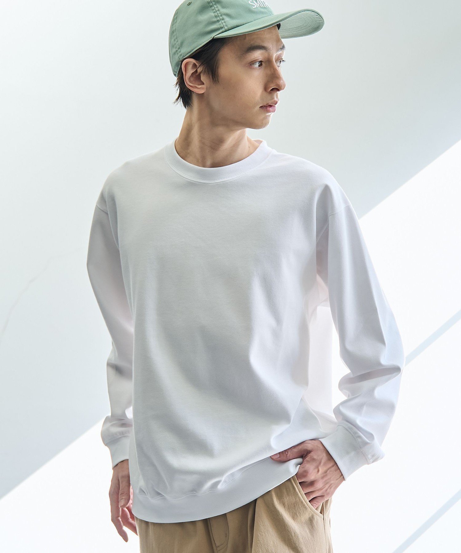 【コーエン/COEN】のクリーンプラスリブロングスリーブTシャツ【抗菌防臭,防汚(食品汚れ),UVカット 】 大人の最旬トレンドファッション＆コーディネート founy(ファウニー) 　ファッション　Fashion　レディースファッション　Fashion for Women　トップス・カットソー　Cut & Sew Tops　シャツ・ブラウス・オフィスカジュアル　Elegant Blouses & Button-Ups　ロングTシャツ・Tシャツ　Longline T-Shirts & Tees　アウトドア　Outdoor Clothing　抗菌　Antibacterial, Bacteria-Resistant　シンプル　Simple, Minimal　パターン　Pattern, Design Print　おすすめ　Recommended / Our Picks　 other-1|ID: prp329100004982397 ipo3291000000037326464
