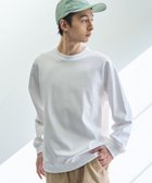 【コーエン/COEN】のクリーンプラスリブロングスリーブTシャツ【抗菌防臭,防汚(食品汚れ),UVカット 】 大人の最旬トレンドファッション＆コーディネート founy(ファウニー) ファッション Fashion レディースファッション Fashion for Women トップス・カットソー Cut & Sew Tops シャツ・ブラウス・オフィスカジュアル Elegant Blouses & Button-Ups ロングTシャツ・Tシャツ Longline T-Shirts & Tees アウトドア Outdoor Clothing 抗菌 Antibacterial, Bacteria-Resistant シンプル Simple, Minimal パターン Pattern, Design Print おすすめ Recommended / Our Picks thumbnail WHITE|ID: prp329100004982397 ipo3291000000037326465