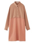 【ミルクフェド/MILKFED.】のCOLOR BLOCK SHIRT DRESS 大人の最旬トレンドファッション＆コーディネート founy(ファウニー) ファッション Fashion レディースファッション Fashion for Women トップス・カットソー Cut & Sew Tops シャツ・ブラウス・オフィスカジュアル Elegant Blouses & Button-Ups ワンピース Dresses フォーマル・パーティードレス・結婚式用ドレス Elegant & Casual Dresses シャツワンピ Shirt Dress, Shirt One-Piece ストライプ Stripe, Striped Pattern バランス Balance, Style Balance ロング Long, Long-Length おすすめ Recommended / Our Picks thumbnail PINK|ID: prp329100004982399 ipo3291000000037326484