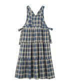 【ミルクフェド/MILKFED.】のAPRON TIERED DRESS 大人の最旬トレンドファッション＆コーディネート founy(ファウニー) ファッション Fashion レディースファッション Fashion for Women ワンピース Dresses フォーマル・パーティードレス・結婚式用ドレス Elegant & Casual Dresses ドレス Dress, One-Piece リボン Ribbon, Bow thumbnail BLUE|ID: prp329100004982401 ipo3291000000037326494