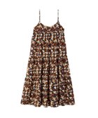 【ミルクフェド/MILKFED.】のFLORAL ALL OVER PATTERN DRESS 大人の最旬トレンドファッション＆コーディネート founy(ファウニー) ファッション Fashion レディースファッション Fashion for Women ワンピース Dresses フォーマル・パーティードレス・結婚式用ドレス Elegant & Casual Dresses ガーリー Girly, Feminine Style ドレス Dress, One-Piece パターン Pattern, Design Print フィット Fit, Slim Fit フラワー Flower, Floral ポケット Pocket, Pocket Detail ラップ Wrap, Wrap Design thumbnail BROWN|ID: prp329100004982402 ipo3291000000037326496