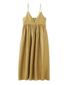 【ミルクフェド/MILKFED.】のSHINY CAMISOLE DRESS 大人の最旬トレンドファッション＆コーディネート founy(ファウニー) ファッション Fashion レディースファッション Fashion for Women ワンピース Dresses フォーマル・パーティードレス・結婚式用ドレス Elegant & Casual Dresses キャミソール Camisole, Spaghetti Strap Top シンプル Simple, Minimal デニム Denim, Jeans Material ドレス Dress, One-Piece 長袖 Long Sleeve, Full Sleeve 半袖 Short Sleeve, Half Sleeve マキシ Maxi, Full Length ロング Long, Long-Length おすすめ Recommended / Our Picks thumbnail GOLD|ID: prp329100004982406 ipo3291000000037326513