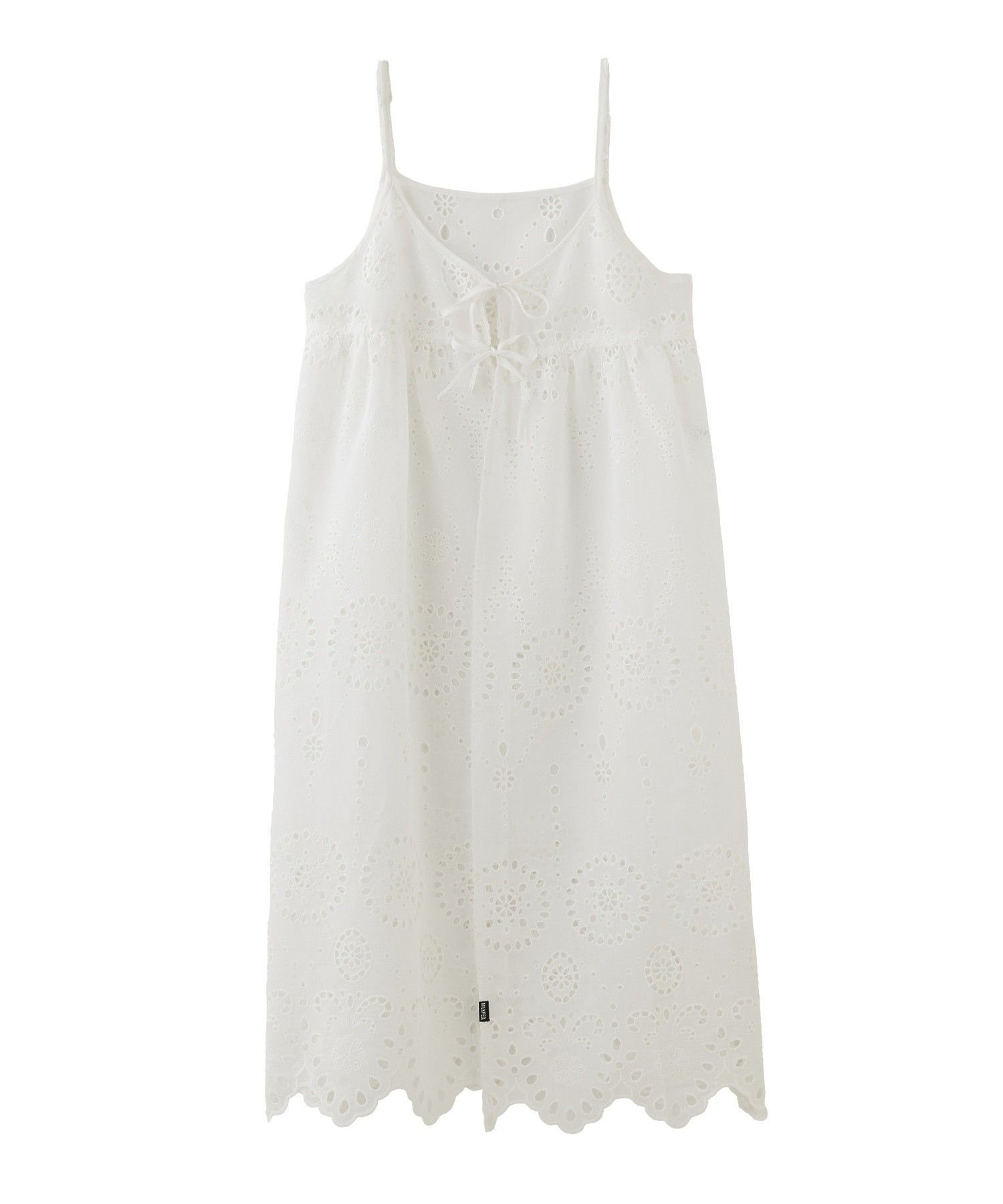 【ミルクフェド/MILKFED.】のCUTWORK CAMISOLE DRESS 大人の最旬トレンドファッション＆コーディネート founy(ファウニー) 　ファッション　Fashion　レディースファッション　Fashion for Women　ワンピース　Dresses　フォーマル・パーティードレス・結婚式用ドレス　Elegant & Casual Dresses　キャミソール　Camisole, Spaghetti Strap Top　デニム　Denim, Jeans Material　おすすめ　Recommended / Our Picks　 other-1|ID: prp329100004982407 ipo3291000000037326514