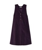 【ミルクフェド/MILKFED.】のCORDUROY JUMPER SKIRT 大人の最旬トレンドファッション＆コーディネート founy(ファウニー) ファッション Fashion レディースファッション Fashion for Women スカート Skirts コーデュロイ Corduroy, Cord Fabric パッチ Patch, Appliqué ポケット Pocket, Pocket Detail thumbnail PURPLE|ID: prp329100004982409 ipo3291000000037326524