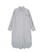 【ミルクフェド/MILKFED.】のSTRIPE BIG SHIRT DRESS 大人の最旬トレンドファッション＆コーディネート founy(ファウニー) ファッション Fashion レディースファッション Fashion for Women トップス・カットソー Cut & Sew Tops シャツ・ブラウス・オフィスカジュアル Elegant Blouses & Button-Ups ワンピース Dresses フォーマル・パーティードレス・結婚式用ドレス Elegant & Casual Dresses インナー Innerwear シャツワンピ Shirt Dress, Shirt One-Piece ソックス Socks, Hosiery ハイネック High Neck, Mock Neck バランス Balance, Style Balance ベーシック Basic, Essential マキシ Maxi, Full Length ロング Long, Long-Length おすすめ Recommended / Our Picks thumbnail GREY|ID: prp329100004982415 ipo3291000000037326546