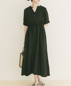 【アイテムズアーバンリサーチ/ITEMS URBAN RESEARCH】のウエストマーク半袖ワンピース 大人の最旬トレンドファッション＆コーディネート founy(ファウニー) ファッション Fashion レディースファッション Fashion for Women ワンピース Dresses 2026年 2026 2026春夏・S/S Spring/Summer 2026 SS26 サンダル Sandals, Summer Shoes シューズ Shoes, Footwear シンプル Simple, Minimal スニーカー Sneakers, Trainers ネップ Nepp, Slub Yarn バレエ Ballet, Ballet Style エレガント 上品 Elegant 半袖 Short Sleeve, Half Sleeve 夏 Summer S/S・春夏 SS, Spring/Summer, Warm Season thumbnail ブラック|ID: prp329100004982425 ipo3291000000037326579