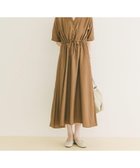 【アイテムズアーバンリサーチ/ITEMS URBAN RESEARCH】のウエストマーク半袖ワンピース 大人の最旬トレンドファッション＆コーディネート founy(ファウニー) ファッション Fashion レディースファッション Fashion for Women ワンピース Dresses 2026年 2026 2026春夏・S/S Spring/Summer 2026 SS26 サンダル Sandals, Summer Shoes シューズ Shoes, Footwear シンプル Simple, Minimal スニーカー Sneakers, Trainers ネップ Nepp, Slub Yarn バレエ Ballet, Ballet Style エレガント 上品 Elegant 半袖 Short Sleeve, Half Sleeve 夏 Summer S/S・春夏 SS, Spring/Summer, Warm Season thumbnail ブラウン|ID: prp329100004982425 ipo3291000000037326580