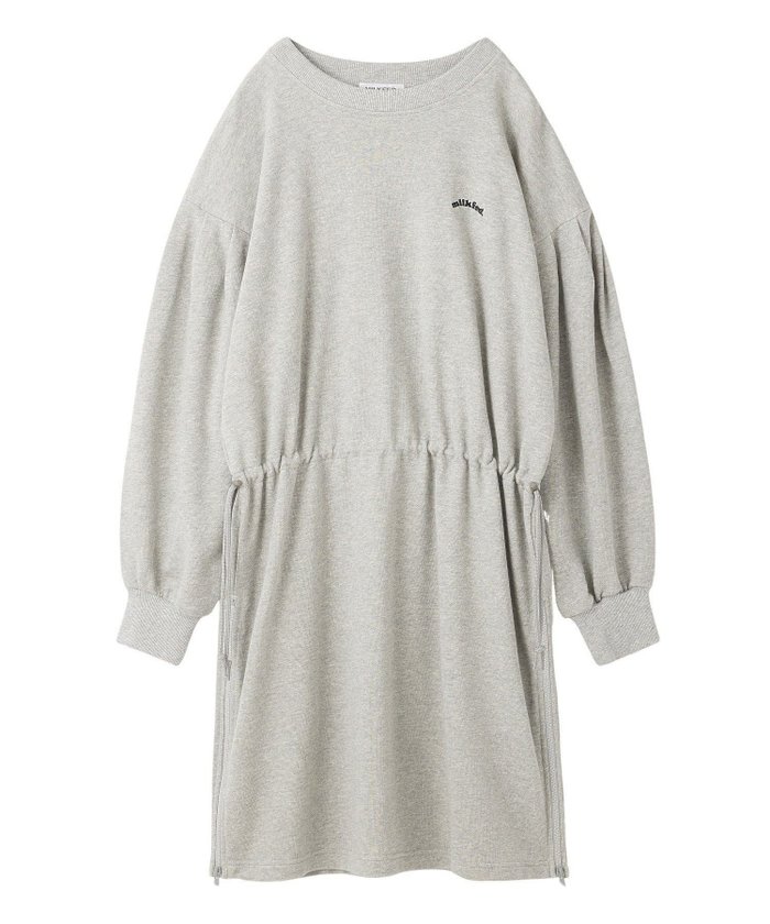 【ミルクフェド/MILKFED.】のWEST DRAWSTIRNG SWEAT DRESS インテリア・キッズ・メンズ・レディースファッション・服の通販 founy(ファウニー) https://founy.com/ ファッション Fashion レディースファッション Fashion for Women トップス・カットソー Cut & Sew Tops レディースパーカー・カジュアルフーディー Casual Hoodies & Sweatshirts スウェット・クルーネックトップス Sweatshirts & Crewnecks / Relaxed Fit Sweat Tops ワンピース Dresses フォーマル・パーティードレス・結婚式用ドレス Elegant & Casual Dresses ガーリー Girly, Feminine Style ジップ Zip, Zipper スニーカー Sneakers, Trainers スリット Slit, Slit Detail おすすめ Recommended / Our Picks |ID: prp329100004982432 ipo3291000000037360927