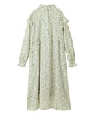 【ミルクフェド/MILKFED.】のFLORAL PRINT RUFFLE SLEEVE DRESS 大人の最旬トレンドファッション＆コーディネート founy(ファウニー) ファッション Fashion レディースファッション Fashion for Women トップス・カットソー Cut & Sew Tops ワンピース Dresses フォーマル・パーティードレス・結婚式用ドレス Elegant & Casual Dresses キャップ Cap, Baseball Cap フリル Frill, Ruffle マキシ Maxi, Full Length ロング Long, Long-Length おすすめ Recommended / Our Picks thumbnail OFF_WHITE|ID: prp329100004982433 ipo3291000000037326608