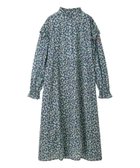 【ミルクフェド/MILKFED.】のFLORAL PRINT RUFFLE SLEEVE DRESS 大人の最旬トレンドファッション＆コーディネート founy(ファウニー) ファッション Fashion レディースファッション Fashion for Women トップス・カットソー Cut & Sew Tops ワンピース Dresses フォーマル・パーティードレス・結婚式用ドレス Elegant & Casual Dresses キャップ Cap, Baseball Cap フリル Frill, Ruffle マキシ Maxi, Full Length ロング Long, Long-Length おすすめ Recommended / Our Picks thumbnail NAVY|ID: prp329100004982433 ipo3291000000037326609
