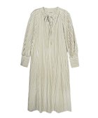 【ミルクフェド/MILKFED.】のSTRIPED SKIPPER DRESS BEIGE|ID: prp329100004982434 ipo3291000000037360935