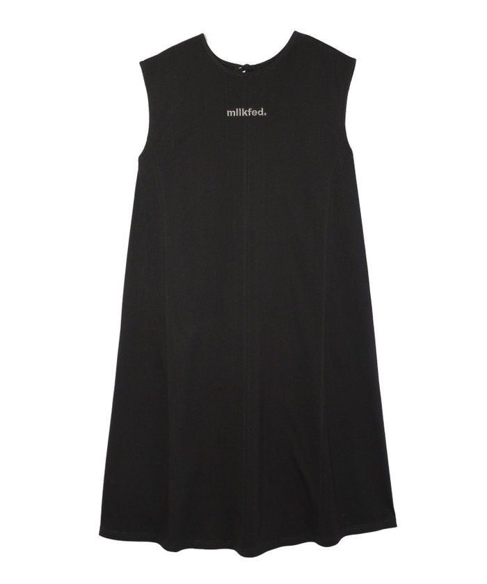 【ミルクフェド/MILKFED.】のSLEEVELSS LOGO DRESS インテリア・キッズ・メンズ・レディースファッション・服の通販 founy(ファウニー) https://founy.com/ ファッション Fashion レディースファッション Fashion for Women トップス・カットソー Cut & Sew Tops ワンピース Dresses フォーマル・パーティードレス・結婚式用ドレス Elegant & Casual Dresses キャップ Cap, Baseball Cap 切替 Switching, Contrast Panel サングラス Sunglasses, Shades サンダル Sandals, Summer Shoes スニーカー Sneakers, Trainers ソックス Socks, Hosiery パターン Pattern, Design Print マキシ Maxi, Full Length リゾート Resort, Vacation Style ロング Long, Long-Length おすすめ Recommended / Our Picks |ID: prp329100004982438 ipo3291000000037360950