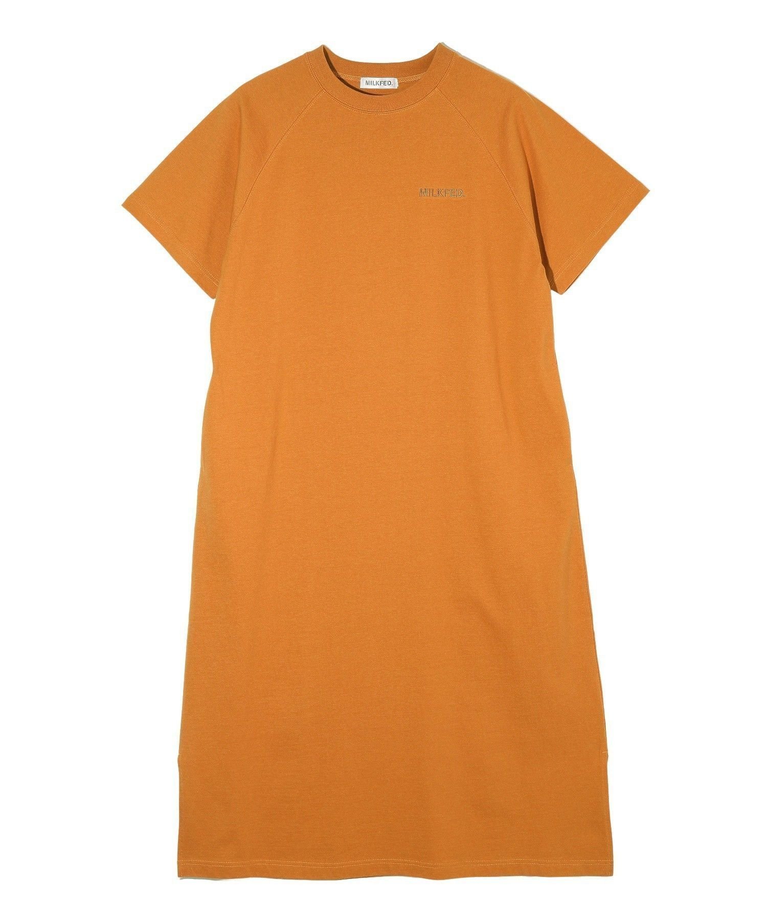 【ミルクフェド/MILKFED.】のSTENCILE LOGO DRESS インテリア・キッズ・メンズ・レディースファッション・服の通販 founy(ファウニー) 　ファッション　Fashion　レディースファッション　Fashion for Women　ワンピース　Dresses　フォーマル・パーティードレス・結婚式用ドレス　Elegant & Casual Dresses　キャップ　Cap, Baseball Cap　スリット　Slit, Slit Detail　ポケット　Pocket, Pocket Detail　マキシ　Maxi, Full Length　リュック　Backpack, Rucksack　ロング　Long, Long-Length　楽ちん　Easy Fit, Comfortable　BROWN|ID: prp329100004982439 ipo3291000000037326632