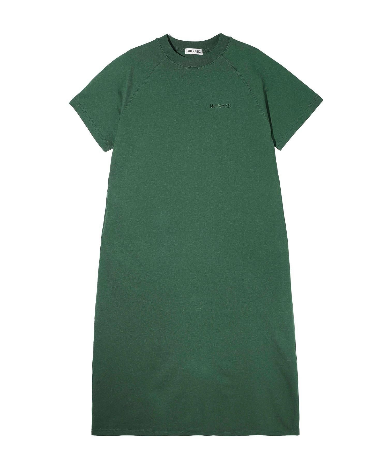 【ミルクフェド/MILKFED.】のSTENCILE LOGO DRESS インテリア・キッズ・メンズ・レディースファッション・服の通販 founy(ファウニー) 　ファッション　Fashion　レディースファッション　Fashion for Women　ワンピース　Dresses　フォーマル・パーティードレス・結婚式用ドレス　Elegant & Casual Dresses　キャップ　Cap, Baseball Cap　スリット　Slit, Slit Detail　ポケット　Pocket, Pocket Detail　マキシ　Maxi, Full Length　リュック　Backpack, Rucksack　ロング　Long, Long-Length　楽ちん　Easy Fit, Comfortable　GREEN|ID: prp329100004982439 ipo3291000000037326633