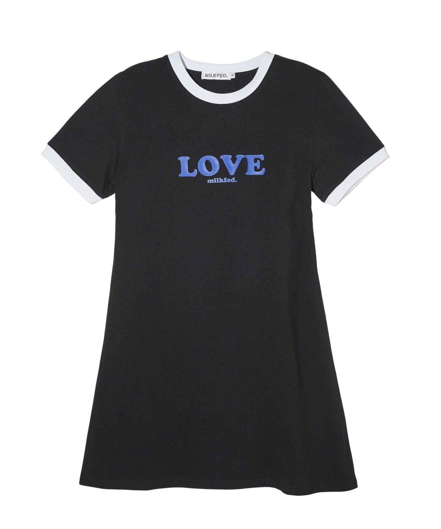 【ミルクフェド/MILKFED.】のLOVE MILKFED. MINI DRESS インテリア・キッズ・メンズ・レディースファッション・服の通販 founy(ファウニー) 　ファッション　Fashion　レディースファッション　Fashion for Women　ワンピース　Dresses　フォーマル・パーティードレス・結婚式用ドレス　Elegant & Casual Dresses　キャップ　Cap, Baseball Cap　コンパクト　Compact, Small Size　ショート　Short, Short Length　リュック　Backpack, Rucksack　おすすめ　Recommended / Our Picks　BLACK|ID: prp329100004982440 ipo3291000000037326636