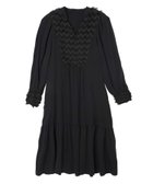 【ミルクフェド/MILKFED.】のFRINGE PANELED DRESS 大人の最旬トレンドファッション＆コーディネート founy(ファウニー) ファッション Fashion レディースファッション Fashion for Women ワンピース Dresses フォーマル・パーティードレス・結婚式用ドレス Elegant & Casual Dresses オケージョン Occasion Wear キャップ Cap, Baseball Cap フリンジ Fringe, Tassel ポケット Pocket, Pocket Detail マキシ Maxi, Full Length ランダム Random, Irregular ロング Long, Long-Length おすすめ Recommended / Our Picks thumbnail BLACK|ID: prp329100004982441 ipo3291000000037326639