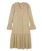 【ミルクフェド/MILKFED.】のFRINGE PANELED DRESS 大人の最旬トレンドファッション＆コーディネート founy(ファウニー) ファッション Fashion レディースファッション Fashion for Women ワンピース Dresses フォーマル・パーティードレス・結婚式用ドレス Elegant & Casual Dresses オケージョン Occasion Wear キャップ Cap, Baseball Cap フリンジ Fringe, Tassel ポケット Pocket, Pocket Detail マキシ Maxi, Full Length ランダム Random, Irregular ロング Long, Long-Length おすすめ Recommended / Our Picks thumbnail BEIGE|ID: prp329100004982441 ipo3291000000037326640