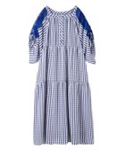 【ミルクフェド/MILKFED.】のSHOULDER MESH GINGHAM CHECK DRESS 大人の最旬トレンドファッション＆コーディネート founy(ファウニー) ファッション Fashion レディースファッション Fashion for Women ワンピース Dresses フォーマル・パーティードレス・結婚式用ドレス Elegant & Casual Dresses ギンガム Gingham, Gingham Fabric チェック Check, Plaid, Tartan チュール Tulip, Tulip Motif デニム Denim, Jeans Material バランス Balance, Style Balance おすすめ Recommended / Our Picks thumbnail NAVY|ID: prp329100004982444 ipo3291000000037326649