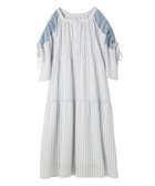 【ミルクフェド/MILKFED.】のSHOULDER MESH GINGHAM CHECK DRESS 大人の最旬トレンドファッション＆コーディネート founy(ファウニー) ファッション Fashion レディースファッション Fashion for Women ワンピース Dresses フォーマル・パーティードレス・結婚式用ドレス Elegant & Casual Dresses ギンガム Gingham, Gingham Fabric チェック Check, Plaid, Tartan チュール Tulip, Tulip Motif デニム Denim, Jeans Material バランス Balance, Style Balance おすすめ Recommended / Our Picks thumbnail LtBLUE|ID: prp329100004982444 ipo3291000000037326650