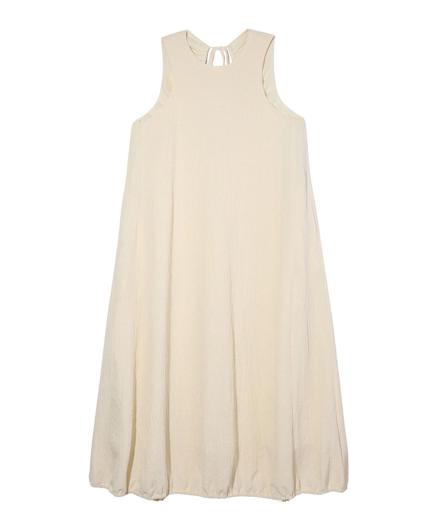 【ミルクフェド/MILKFED.】のBACK OPEN FLARE DRESS インテリア・キッズ・メンズ・レディースファッション・服の通販 founy(ファウニー) 　ファッション　Fashion　レディースファッション　Fashion for Women　ワンピース　Dresses　フォーマル・パーティードレス・結婚式用ドレス　Elegant & Casual Dresses　シューズ　Shoes, Footwear　ソックス　Socks, Hosiery　タンク　Tank Top, Sleeveless Top　チューブ　Tube, Tube Top　トレンド　Trend, Trending Now　バルーン　Balloon, Balloon Silhouette　マキシ　Maxi, Full Length　リゾート　Resort, Vacation Style　ロング　Long, Long-Length　夏　Summer　旅行　Travel　OFF_WHITE|ID: prp329100004982446 ipo3291000000037326656