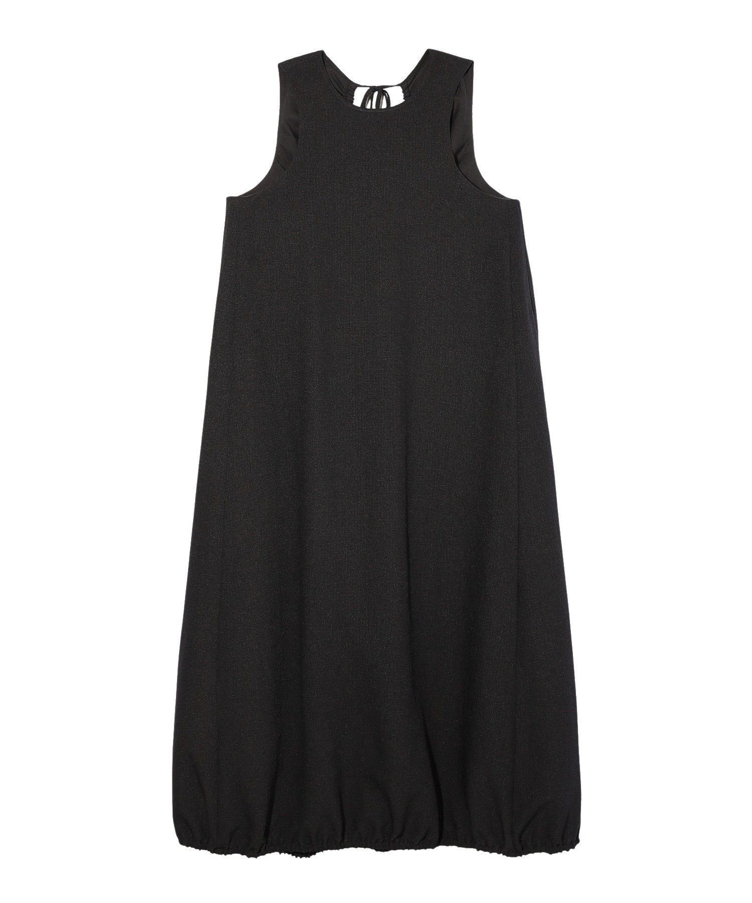 【ミルクフェド/MILKFED.】のBACK OPEN FLARE DRESS インテリア・キッズ・メンズ・レディースファッション・服の通販 founy(ファウニー) 　ファッション　Fashion　レディースファッション　Fashion for Women　ワンピース　Dresses　フォーマル・パーティードレス・結婚式用ドレス　Elegant & Casual Dresses　シューズ　Shoes, Footwear　ソックス　Socks, Hosiery　タンク　Tank Top, Sleeveless Top　チューブ　Tube, Tube Top　トレンド　Trend, Trending Now　バルーン　Balloon, Balloon Silhouette　マキシ　Maxi, Full Length　リゾート　Resort, Vacation Style　ロング　Long, Long-Length　夏　Summer　旅行　Travel　BLACK|ID: prp329100004982446 ipo3291000000037326657