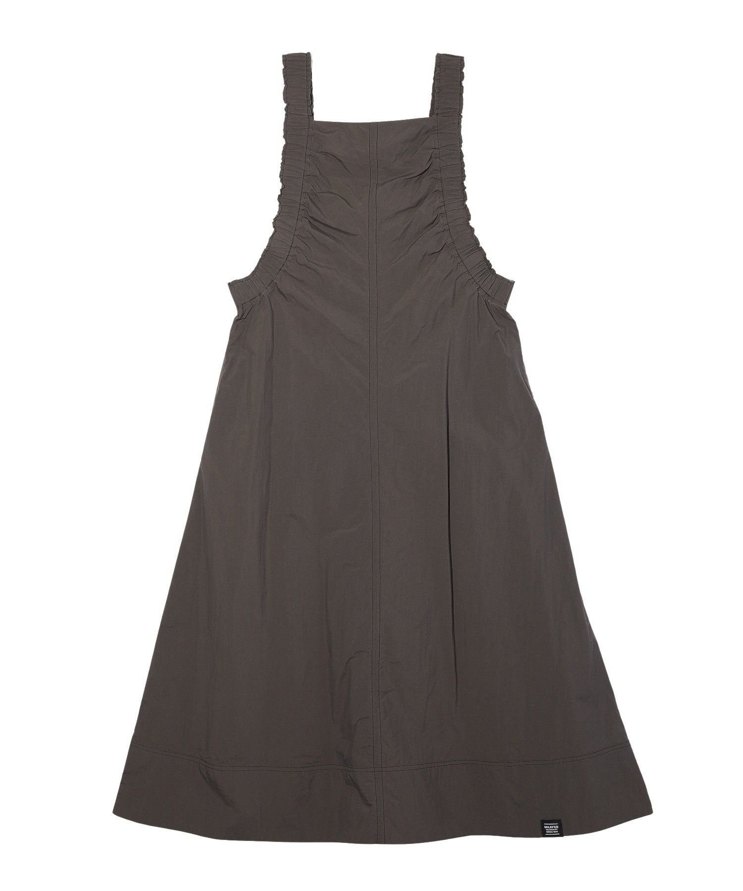 【ミルクフェド/MILKFED.】のGATHERED SHOULDER DRESS 大人の最旬トレンドファッション＆コーディネート founy(ファウニー) 　ファッション　Fashion　レディースファッション　Fashion for Women　ワンピース　Dresses　フォーマル・パーティードレス・結婚式用ドレス　Elegant & Casual Dresses　インナー　Innerwear　秋　Autumn　ギャザー　Gathered, Ruffled　タンク　Tank Top, Sleeveless Top　マキシ　Maxi, Full Length　ロング　Long, Long-Length　 other-1|ID: prp329100004982447 ipo3291000000037326659