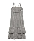 【ミルクフェド/MILKFED.】のGINGHAM CAMISOLE DRESS 大人の最旬トレンドファッション＆コーディネート founy(ファウニー) ファッション Fashion レディースファッション Fashion for Women ワンピース Dresses フォーマル・パーティードレス・結婚式用ドレス Elegant & Casual Dresses おすすめ Recommended / Our Picks カーディガン Cardigan, Knitwear キャミソール Camisole, Spaghetti Strap Top キャミワンピース Cami Dress, Slip Dress ギンガム Gingham, Gingham Fabric シンプル Simple, Minimal タンク Tank Top, Sleeveless Top チェック Check, Plaid, Tartan ポケット Pocket, Pocket Detail マキシ Maxi, Full Length リボン Ribbon, Bow レース Lace, Lace Fabric ロング Long, Long-Length thumbnail BLACK|ID: prp329100004982450 ipo3291000000037326670