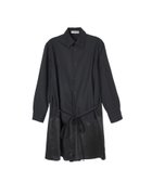【ミルクフェド/MILKFED.】のSHIRT DRESS 大人の最旬トレンドファッション＆コーディネート founy(ファウニー) ファッション Fashion レディースファッション Fashion for Women トップス・カットソー Cut & Sew Tops シャツ・ブラウス・オフィスカジュアル Elegant Blouses & Button-Ups ワンピース Dresses フォーマル・パーティードレス・結婚式用ドレス Elegant & Casual Dresses シャツワンピ Shirt Dress, Shirt One-Piece ドレス Dress, One-Piece ブラウジング Blouson Silhouette, Cinched Waist ボトム Bottoms, Lower Wear リボン Ribbon, Bow おすすめ Recommended / Our Picks thumbnail BLACK|ID: prp329100004982452 ipo3291000000037326678