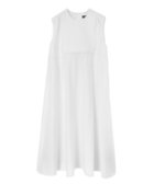 【マーコート/MARcourt】のmizuiro ind ブランディングクロスフレアワンピース 大人の最旬トレンドファッション＆コーディネート founy(ファウニー) ファッション Fashion レディースファッション Fashion for Women ワンピース Dresses カーディガン Cardigan, Knitwear シンプル Simple, Minimal ノースリーブ Sleeveless, No-Sleeve フレア Flare, Flared ポケット Pocket, Pocket Detail ロング Long, Long-Length エレガント 上品 Elegant 夏 Summer thumbnail オフホワイト|ID: prp329100004982461 ipo3291000000037326709