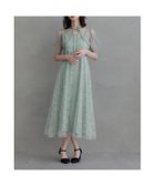 【ビーフラット/bflat】のタックスリーブボレロセットドレス 2点セット キャミワンピース 結婚式 成人式 二次会 グリーン|ID: prp329100004982464 ipo3291000000037361354