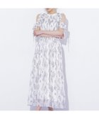 【ジルバイジルスチュアート/JILL by JILLSTUART】のプリーツフリルフラワーワンピース 大人の最旬トレンドファッション＆コーディネート founy(ファウニー) ファッション Fashion レディースファッション Fashion for Women ワンピース Dresses シアー Sheer, See-Through シャーリング Shirring, Ruched スマート Smart, Elegant フィット Fit, Slim Fit フラワー Flower, Floral フリル Frill, Ruffle プリーツ Pleats, Pleated リボン Ribbon, Bow エレガント 上品 Elegant thumbnail ホワイト1|ID: prp329100004982467 ipo3291000000037326730