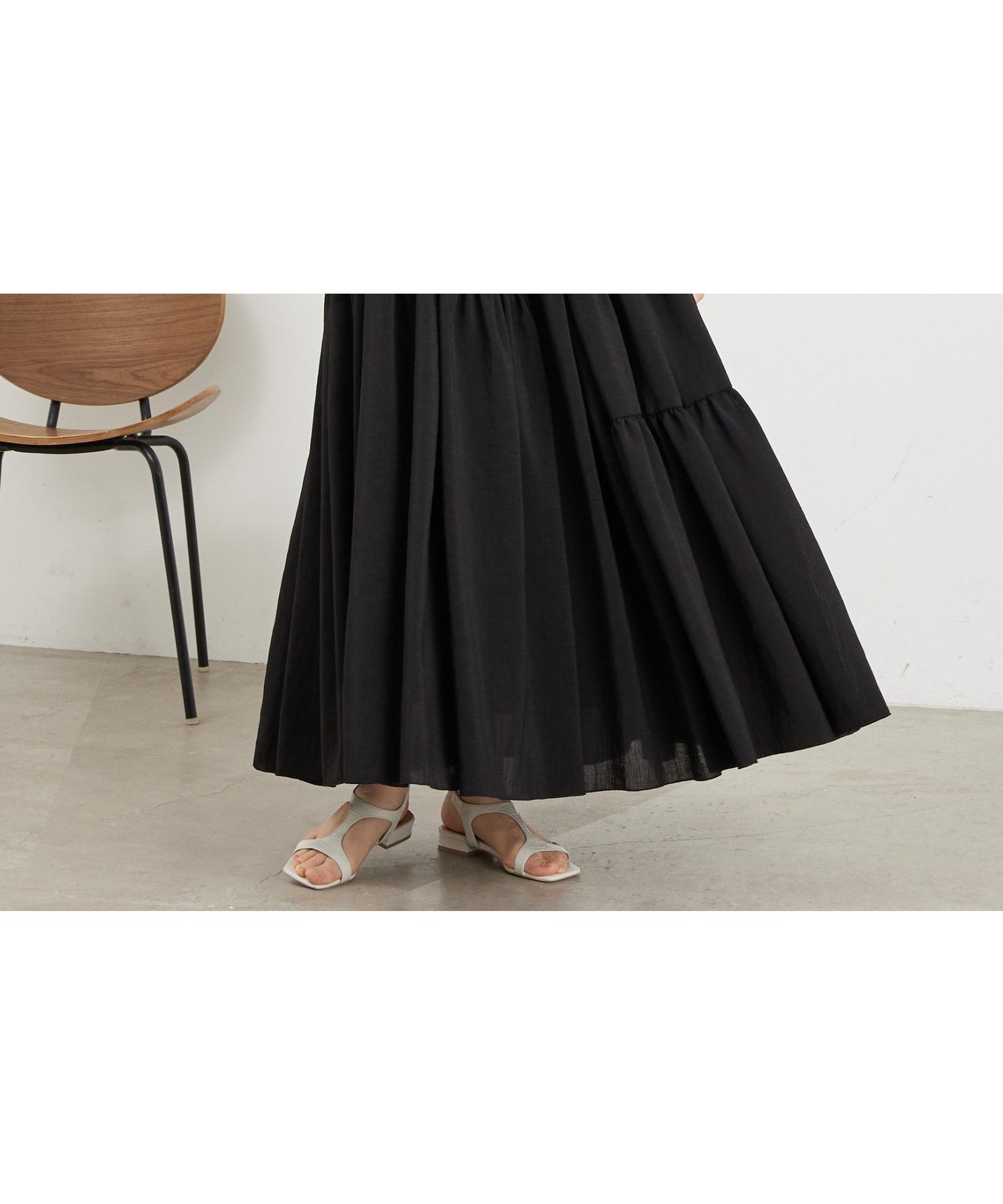 【ビアズリー/BEARDSLEY】のタンクコンビドレス インテリア・キッズ・メンズ・レディースファッション・服の通販 founy(ファウニー) 　ファッション　Fashion　レディースファッション　Fashion for Women　ワンピース　Dresses　フォーマル・パーティードレス・結婚式用ドレス　Elegant & Casual Dresses　アシンメトリー　Asymmetrical Style　コンビ　Combo, Combination Style　ショート　Short, Short Length　タンク　Tank Top, Sleeveless Top　ティアード　Tiered, Tiered Style　バランス　Balance, Style Balance　リネン　Linen, Linen Fabric　リボン　Ribbon, Bow　レース　Lace, Lace Fabric　ロング　Long, Long-Length　再入荷　Restock / Back in Stock　おすすめ　Recommended / Our Picks　ブラック|ID: prp329100004982476 ipo3291000000037326766