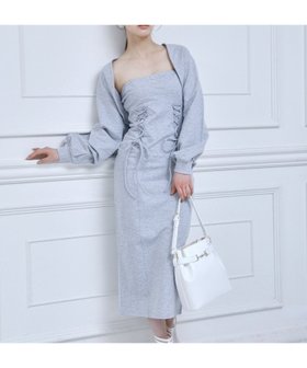【ロイヤルパーティー/ROYAL PARTY】のベアタイトボレロアンサンブルワンピース 大人の最旬トレンドファッション＆コーディネート founy(ファウニー) ファッション Fashion レディースファッション Fashion for Women アウター Coat / Outerwear Collection ボレロ・ショート丈ジャケット / ドレス羽織りに Boleros & Short Jackets アンサンブル Ensemble Set バランス Balance, Style Balance フェミニン Feminine, Girly ボレロ Bolero, Short Cardigan |ID:prp329100004982489