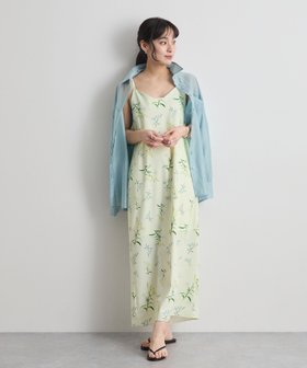 【フューティアランド/futier land】のフラワープリントキャミOP 大人の最旬トレンドファッション＆コーディネート founy(ファウニー) ファッション Fashion レディースファッション Fashion for Women トップス・カットソー Cut & Sew Tops キャミソール&ノースリーブ Camisoles & Sleeveless Tops 花柄・フラワープリント・モチーフ Floral Prints & Motifs / Flower Pattern Tops おすすめ Recommended / Our Picks なめらか Smooth, Silky Texture インナー Innerwear カットソー Cut and Sewn Top カーディガン Cardigan, Knitwear キャミワンピース Cami Dress, Slip Dress ジャケット Jacket, Outerwear デコルテ Décolleté, Neckline プリント Print, Printed Pattern ロング Long, Long-Length 夏 Summer 旅行 Travel |ID:prp329100004982493