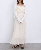 【アルシーヴ/archives】のタックドレープ花柄刺繍キャミワンピース 大人の最旬トレンドファッション＆コーディネート founy(ファウニー) ファッション Fashion レディースファッション Fashion for Women ワンピース Dresses キャミソールワンピース Camisole Dresses キャミワンピース Cami Dress, Slip Dress シンプル Simple, Minimal エレガント 上品 Elegant thumbnail IVORY|ID: prp329100004982498 ipo3291000000037326844