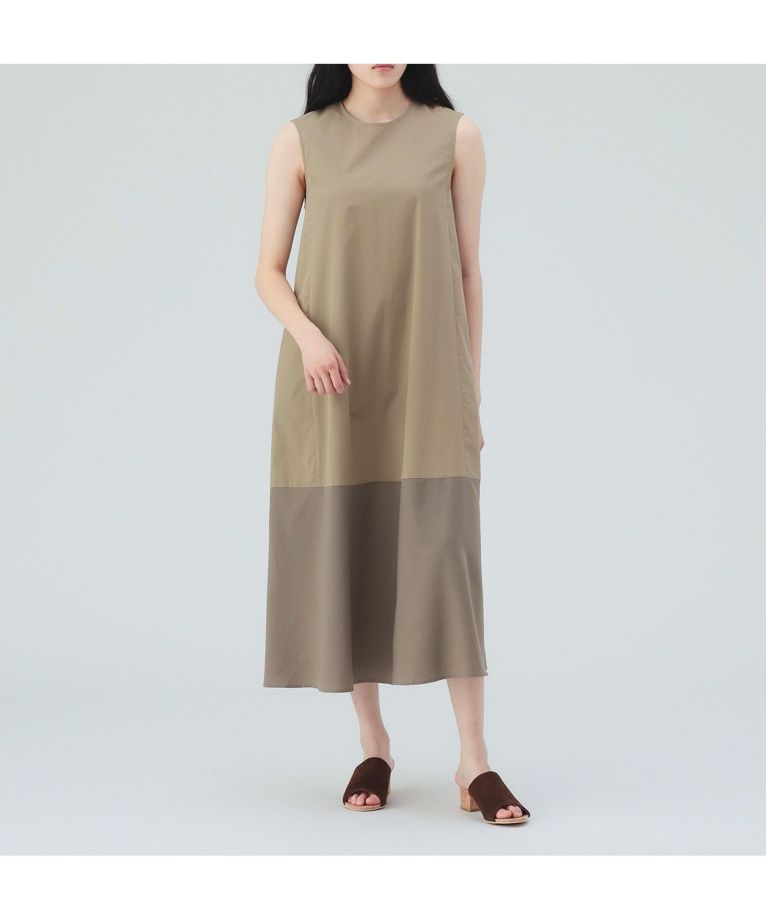 【ビームス ハート/BEAMS HEART】のブロッキング ワンピース 大人の最旬トレンドファッション＆コーディネート founy(ファウニー) 　ファッション　Fashion　レディースファッション　Fashion for Women　ワンピース　Dresses　サンダル　Sandals, Summer Shoes　シンプル　Simple, Minimal　フレア　Flare, Flared　ブロッキング　Color Blocking, Panel Design　ロング　Long, Long-Length　 other-1|ID: prp329100004982500 ipo3291000000037326849