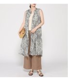 【ジーンズメイト/JEANS MATE】のC-FORT POINT/インド綿 柄 ノースリワンピース 大人の最旬トレンドファッション＆コーディネート founy(ファウニー) ファッション Fashion レディースファッション Fashion for Women ワンピース Dresses イエロー Yellow インド Indian Textile ネップ Nepp, Slub Yarn ノースリーブ Sleeveless, No-Sleeve フォーマル Formal, Dressy リラックス Relax, Relaxed Fit 夏 Summer thumbnail グレー|ID: prp329100004982505 ipo3291000000037326868