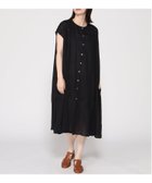 【ジーンズメイト/JEANS MATE】のC-FORT POINT/インド綿 無地 シャツワンピース 大人の最旬トレンドファッション＆コーディネート founy(ファウニー) ファッション Fashion レディースファッション Fashion for Women ワンピース Dresses シャツワンピース / 1枚で着映えコーデ Shirt Dresses インド Indian Textile ギャザー Gathered, Ruffled サンダル Sandals, Summer Shoes スニーカー Sneakers, Trainers ネップ Nepp, Slub Yarn 無地 Plain, Solid Color リラックス Relax, Relaxed Fit thumbnail ブラック|ID: prp329100004982506 ipo3291000000037326873