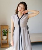 【ミッシュマッシュ/MISCH MASCH】のサイドレースアップ配色ワンピース MM627420 ベージュ|ID: prp329100004982523 ipo3291000000037326931