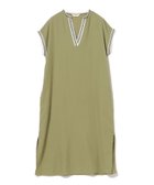 【ビームス ハート/BEAMS HEART】のテープ カフタン ワンピース 26SS ウォッシャブル 旅行 大人の最旬トレンドファッション＆コーディネート founy(ファウニー) ファッション Fashion レディースファッション Fashion for Women ワンピース Dresses 2026年 2026 2026春夏・S/S Spring/Summer 2026 SS26 ウォッシャブル Machine Washable サンダル Sandals, Summer Shoes ストレート Straight, Straight Cut スリット Slit, Slit Detail ツイル Twist, Twisted Detail デニム Denim, Jeans Material ワイド Wide, Wide Fit 旅行 Travel thumbnail OLIVE|ID: prp329100004982535 ipo3291000000037326982